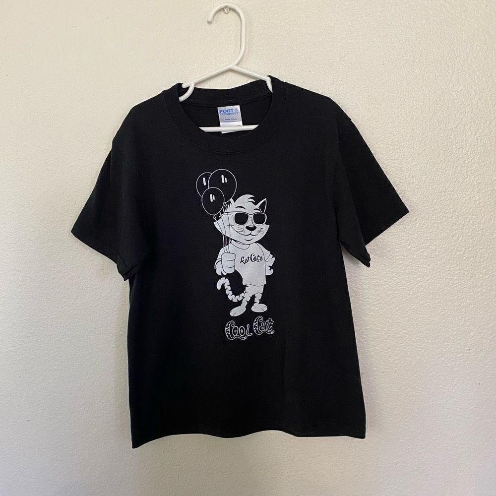 Vintage Fat Cats Cool Cat Graphic T-Shirt